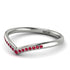 Minimalist V Ruby Ring - Margaret No. 12 image 2