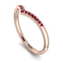 Minimalist V Ruby Ring - Margaret No. 11 image 2