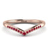 Minimalist V Ruby Ring - Margaret No. 11 image 1
