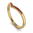Minimalist V Ruby Ring - Margaret No. 10 image 3