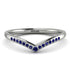 Minimalist V Sapphire Ring - Margaret No. 15 image 1