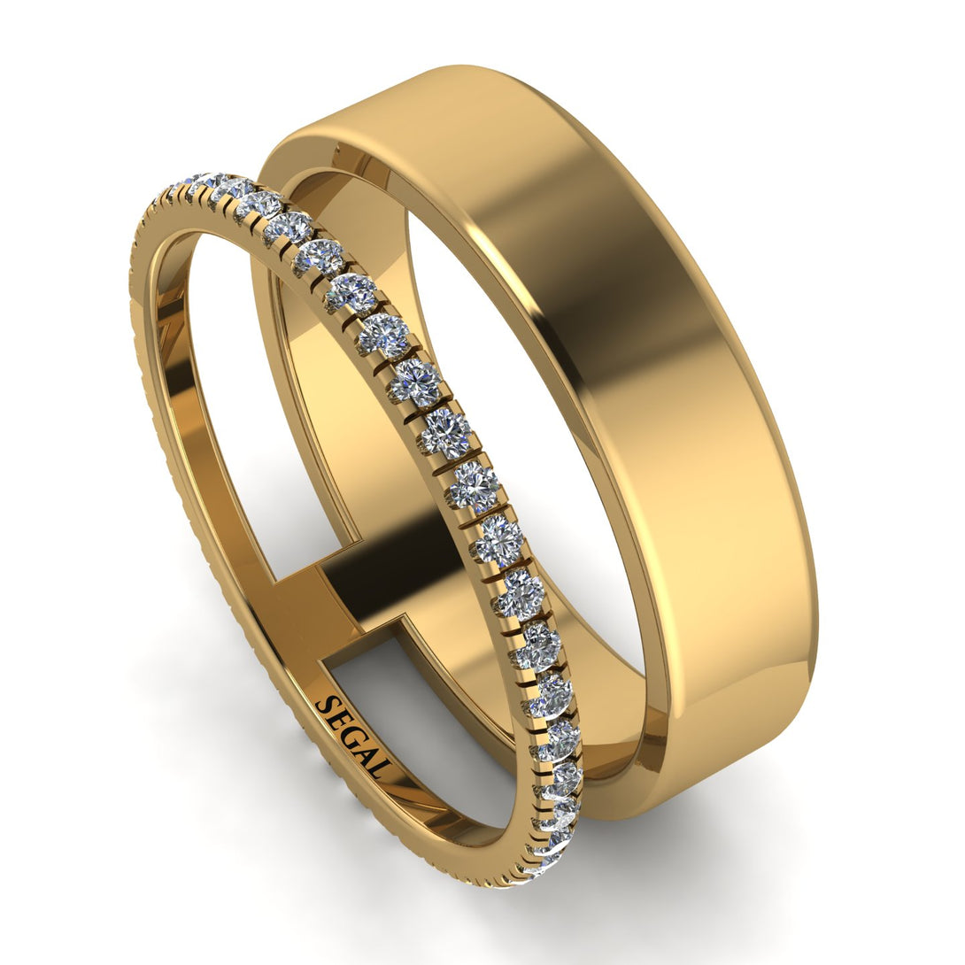 Golden Ratio Diamond Band - Isabel No. 1