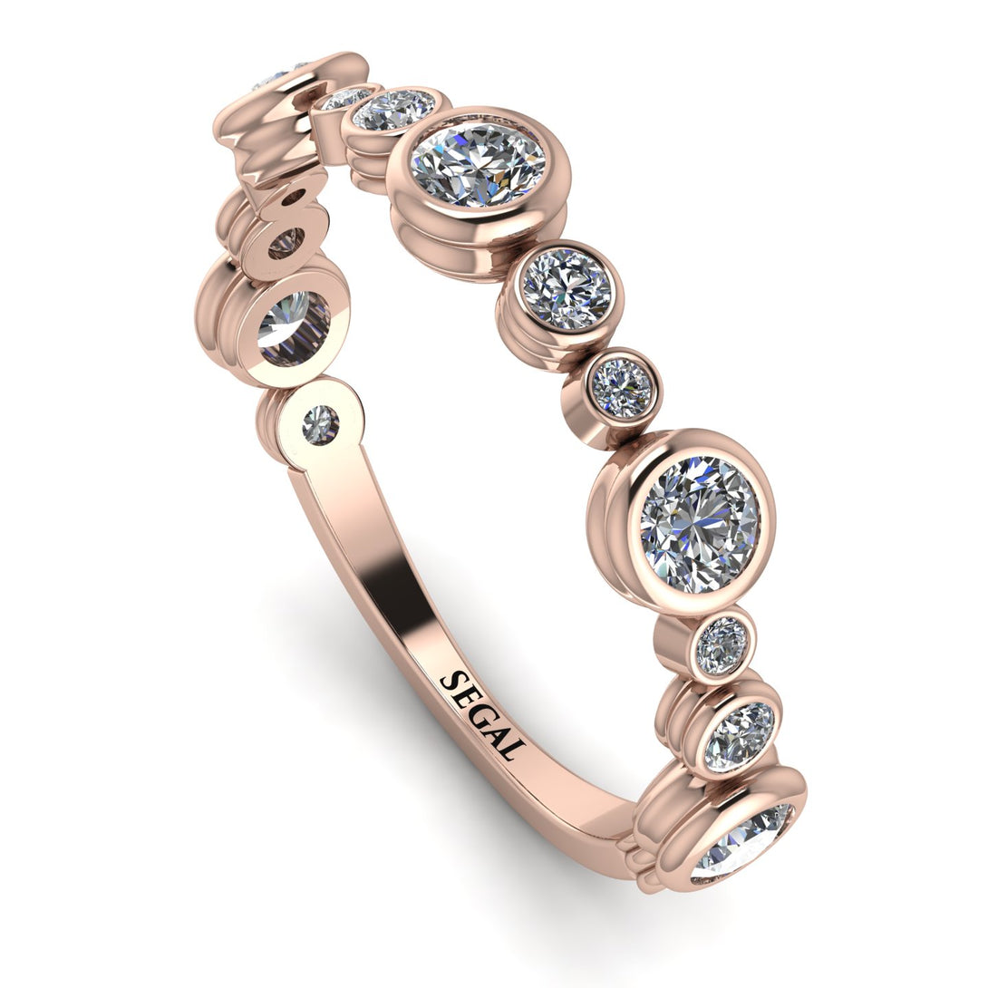 Bezel Diamond Eternity Band - Valeria No. 2
