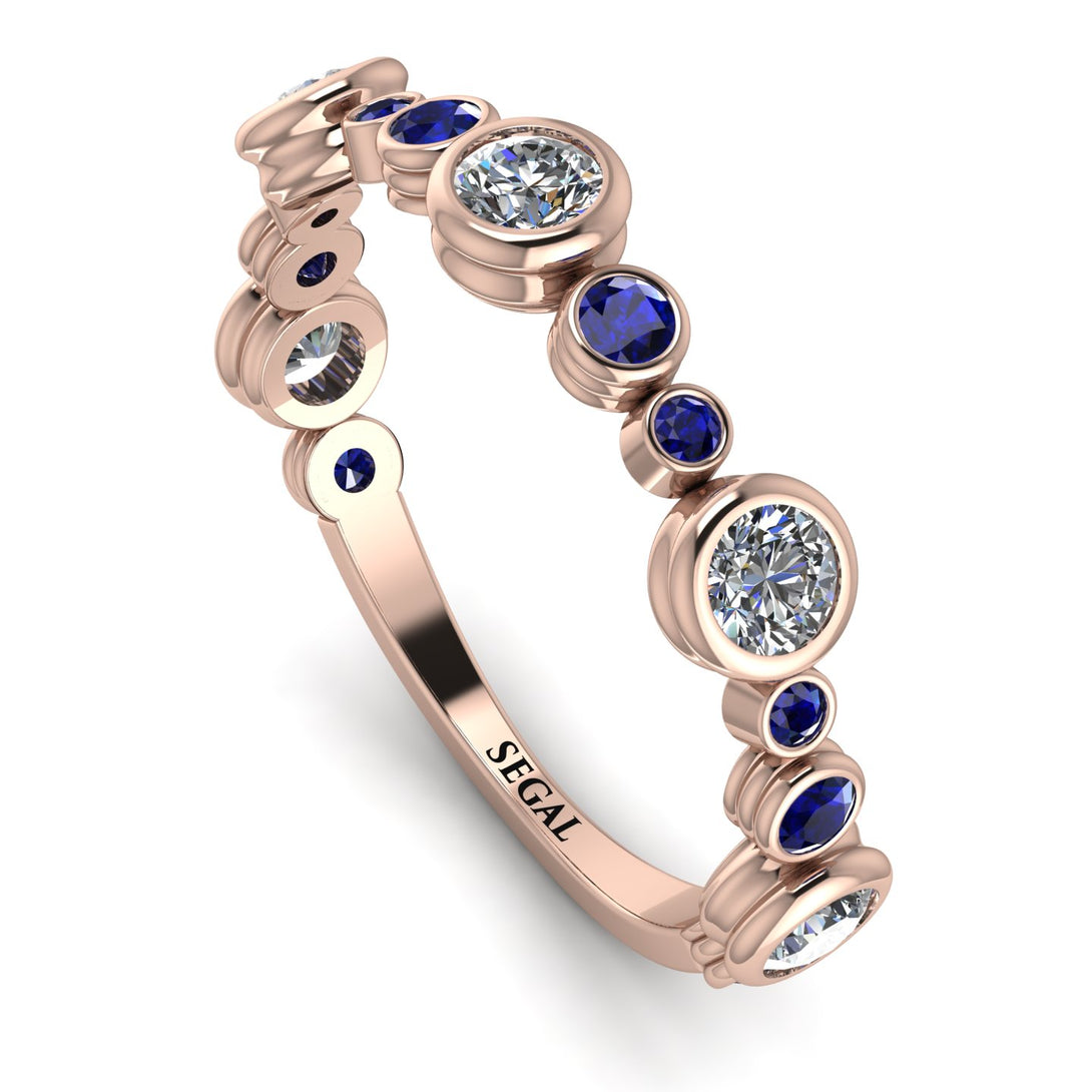 Bezel Diamond Eternity Band - Valeria No. 62