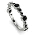 Bezel Black Diamond Eternity Band - Valeria No. 39 image 1