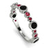 Bezel Black Diamond Eternity Band - Valeria No. 54 image 1