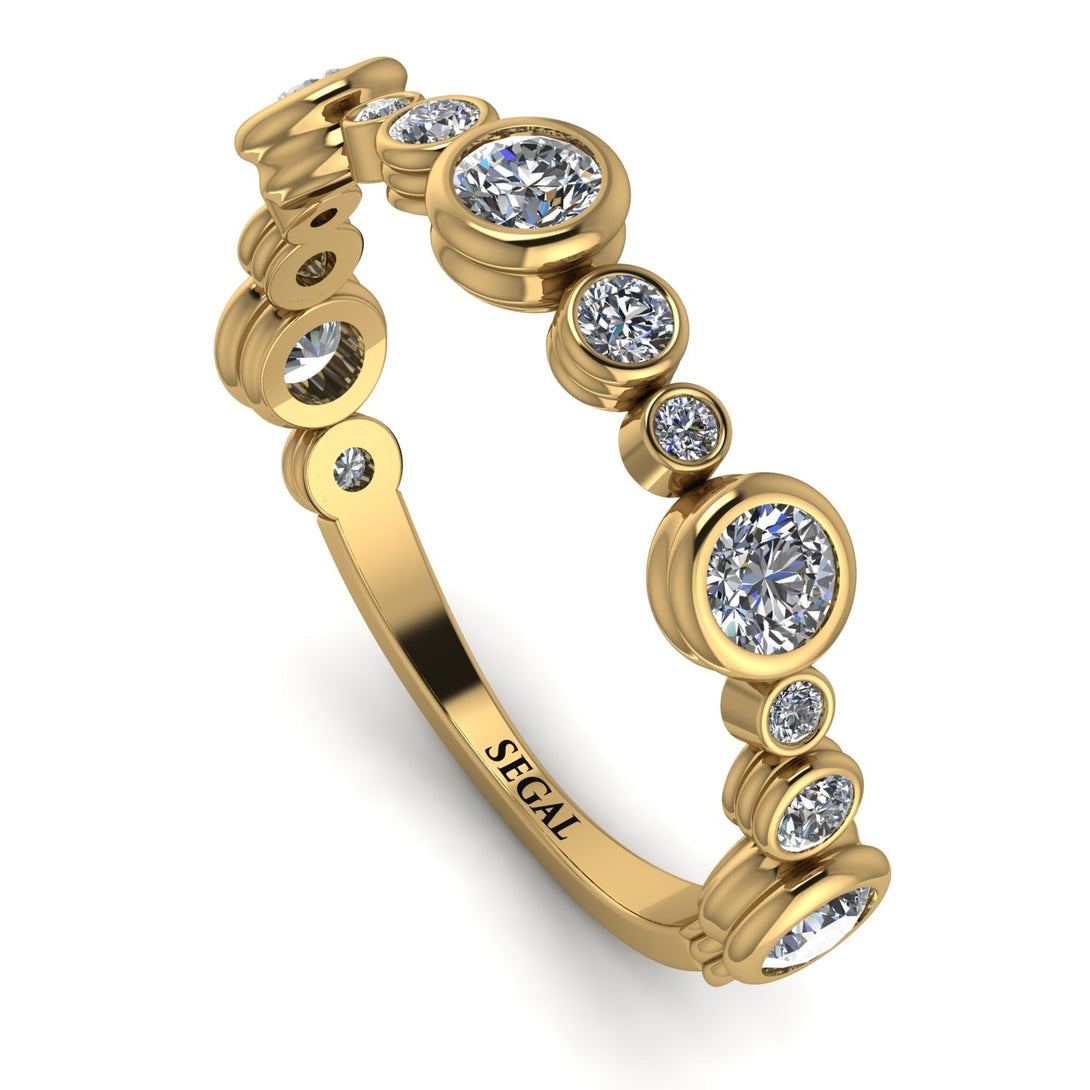 Bezel Diamond Eternity Band - Valeria No. 1