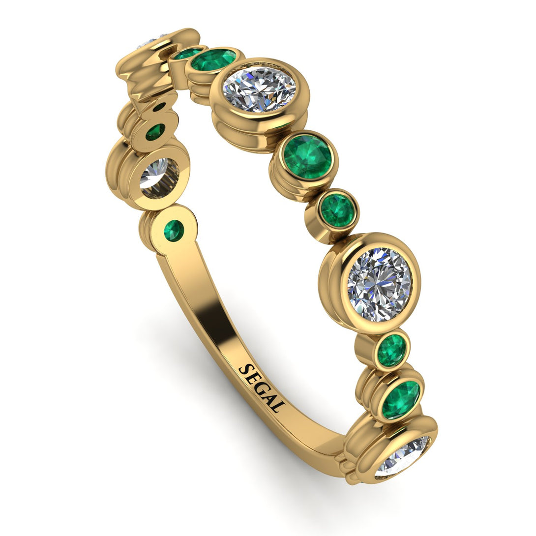 Bezel Diamond Eternity Band - Valeria No. 16