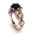 Nature Inspired Black Diamond Ring - Sandra No. 68 image 1