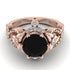Nature Inspired Black Diamond Ring - Sandra No. 8 image 2