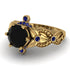 Nature Inspired Black Diamond Ring - Sandra No. 67 image 3