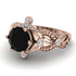 Nature Inspired Black Diamond Ring - Sandra No. 8 image 3