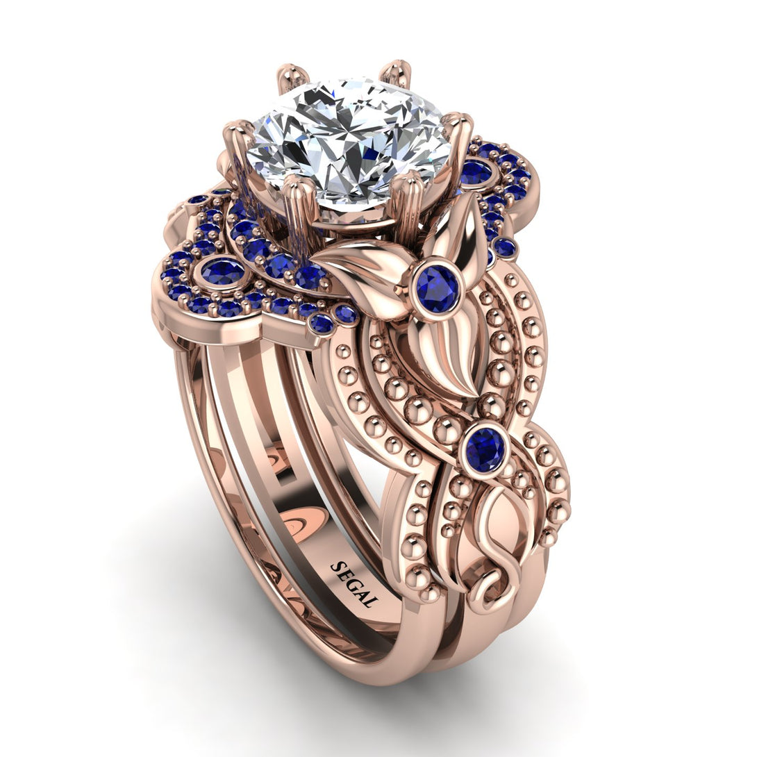 Nature Inspired Diamond Bridal Set - Sandra No. 62
