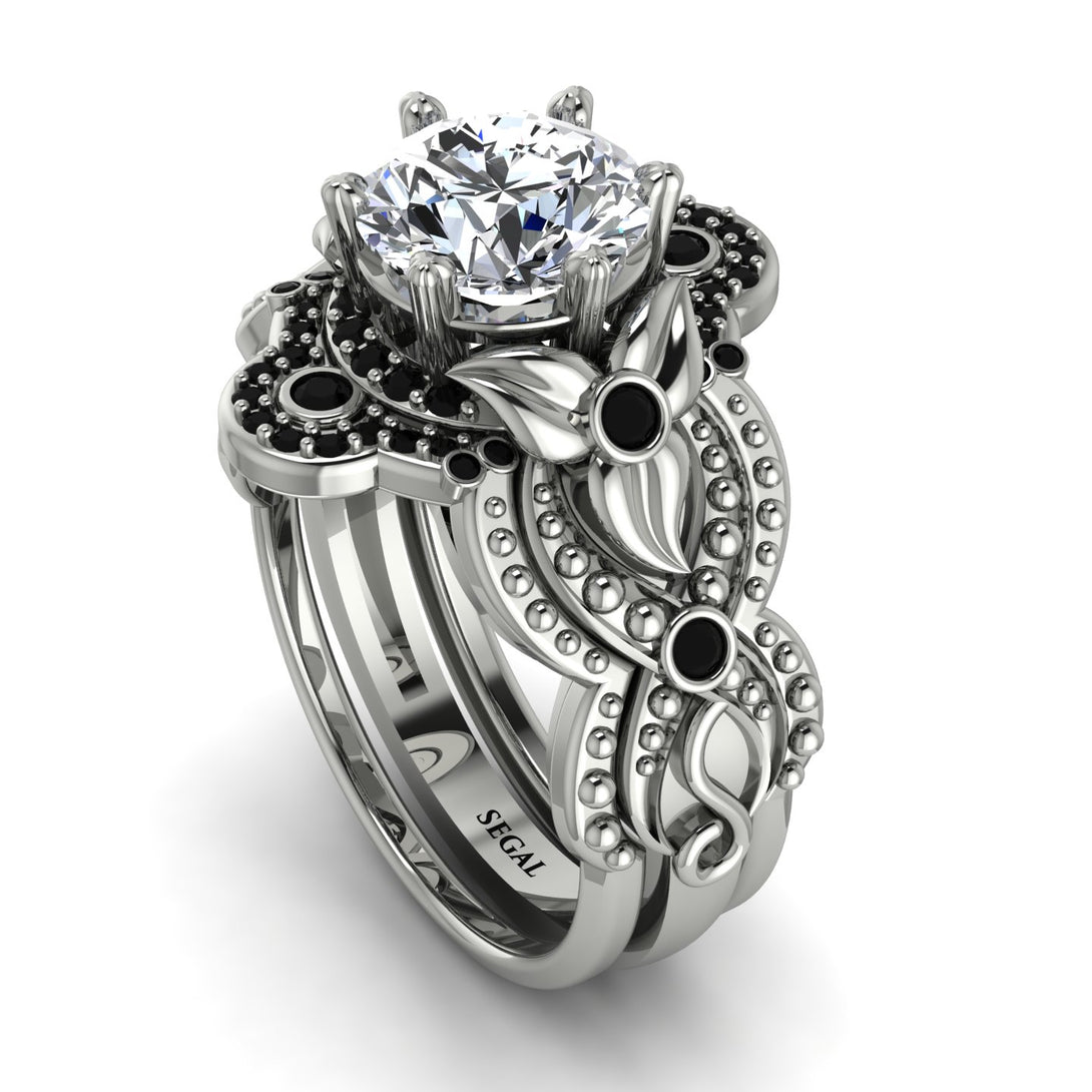 Nature Inspired Diamond Bridal Set - Sandra No. 33