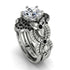 Nature Inspired Diamond Bridal Set - Sandra No. 33 image 1
