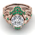 Nature Inspired Diamond Bridal Set - Sandra No. 17 image 2