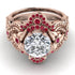 Nature Inspired Diamond Bridal Set - Sandra No. 47 image 2