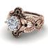 Nature Inspired Diamond Bridal Set - Sandra No. 32 image 3