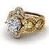 Nature Inspired Diamond Bridal Set - Sandra No. 1 image 3