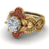 Nature Inspired Diamond Bridal Set - Sandra No. 46 image 3