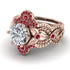 Nature Inspired Diamond Bridal Set - Sandra No. 47 image 3