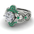 Nature Inspired Diamond Bridal Set - Sandra No. 18 image 3