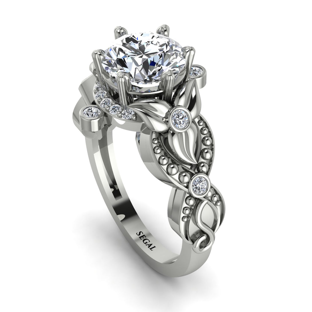 Nature Inspired Diamond Ring - Sandra No. 3