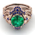 Nature Inspired Emerald Bridal Set - Sandra No. 65 image 2