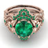 Nature Inspired Emerald Bridal Set - Sandra No. 20 image 2