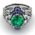Nature Inspired Emerald Bridal Set - Sandra No. 66 image 2