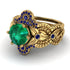 Nature Inspired Emerald Bridal Set - Sandra No. 64 image 3