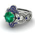 Nature Inspired Emerald Bridal Set - Sandra No. 66 image 3