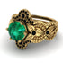 Nature Inspired Emerald Bridal Set - Sandra No. 34 image 3