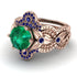 Nature Inspired Emerald Bridal Set - Sandra No. 65 image 3