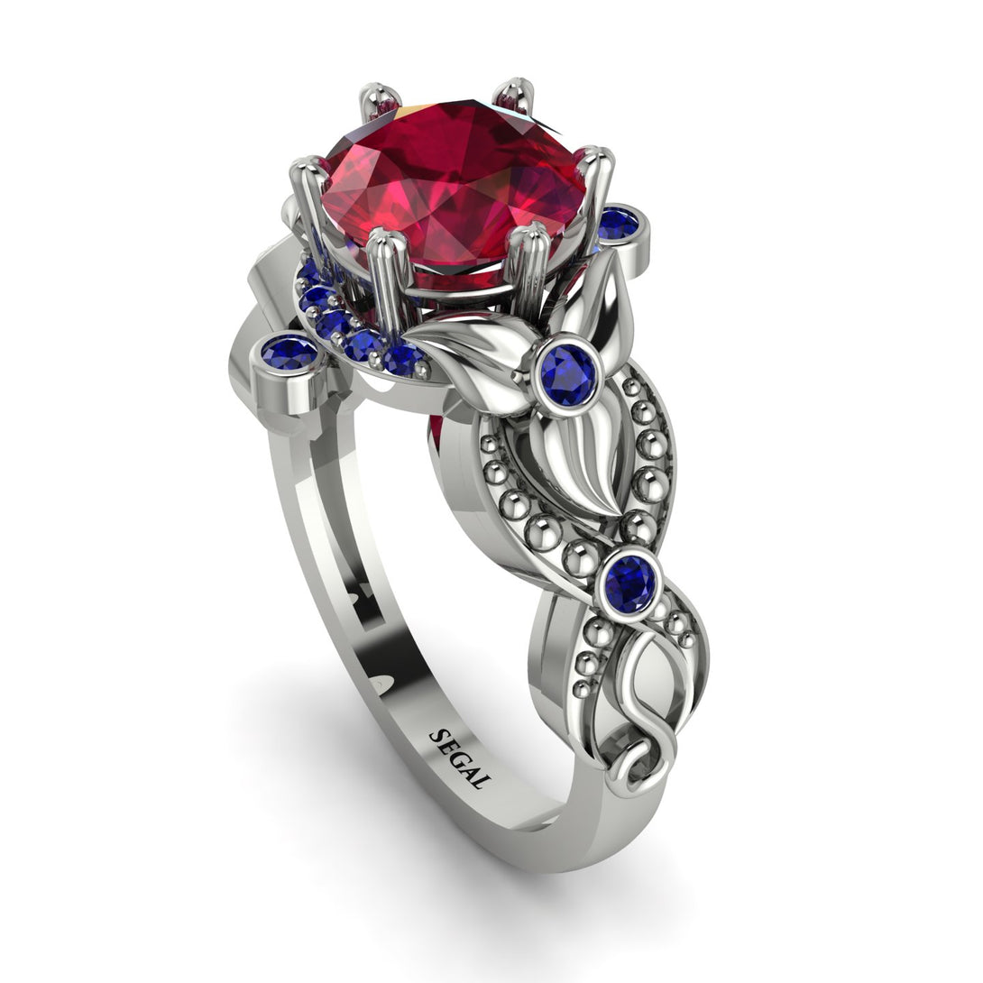 Nature Inspired Ruby Ring - Sandra No. 72