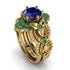 Nature Inspired Sapphire Bridal Set - Sandra No. 28 image 1