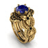 Nature Inspired Sapphire Bridal Set - Sandra No. 43 image 1