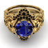 Nature Inspired Sapphire Bridal Set - Sandra No. 43 image 2