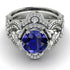 Nature Inspired Sapphire Bridal Set - Sandra No. 15 image 2