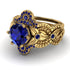 Nature Inspired Sapphire Bridal Set - Sandra No. 73 image 3