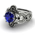 Nature Inspired Sapphire Bridal Set - Sandra No. 45 image 3
