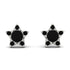 Star Halo Black Diamond Earrings - Zelda No. 39 image 1