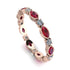 Marquise Ruby Eternity Band - Cecilia No. 11 image 1