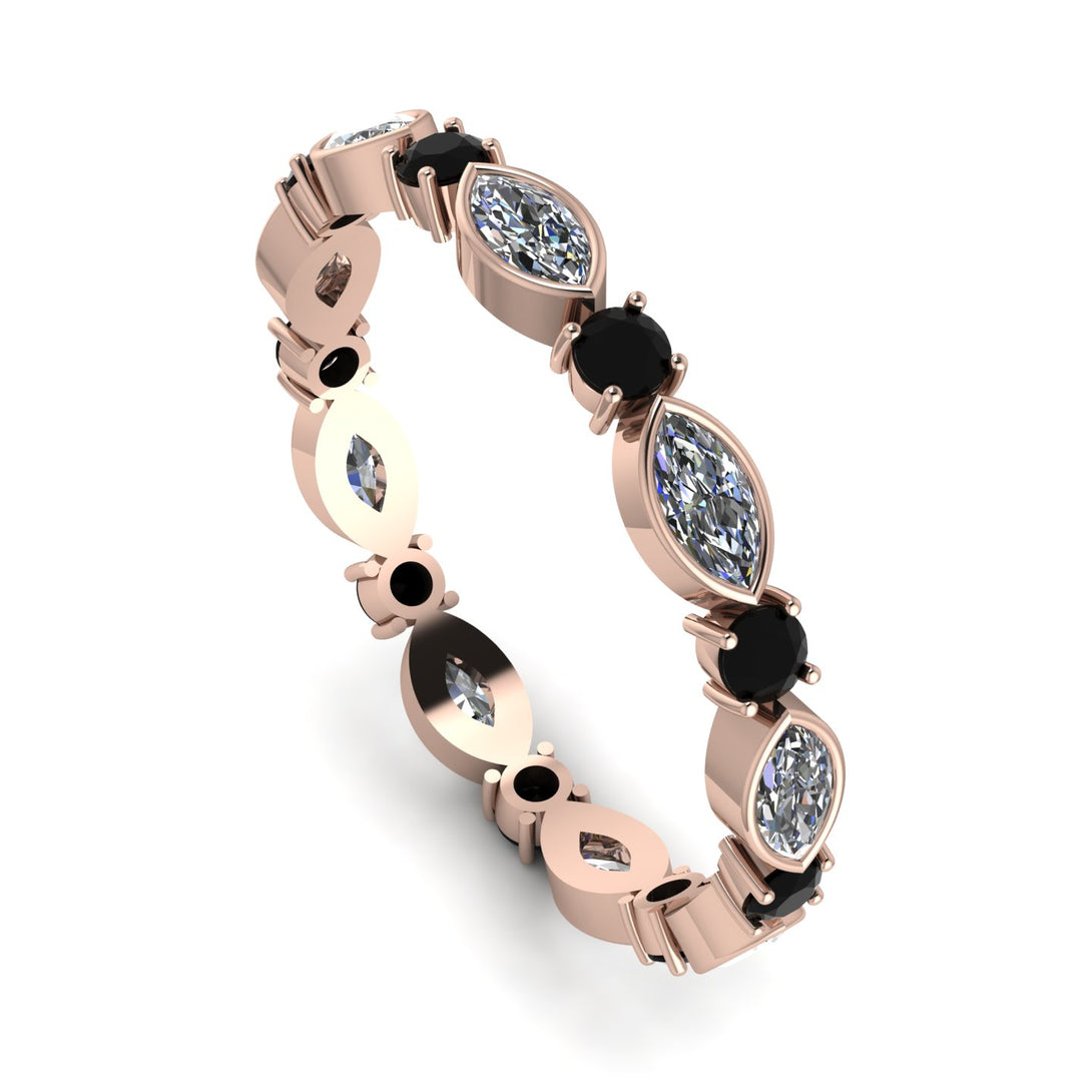 Marquise Diamond Eternity Band - Cecilia No. 32