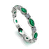 Marquise Emerald Eternity Band - Cecilia No. 6 image 1