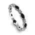 Marquise Black Diamond Eternity Band - Cecilia No. 9 image 1
