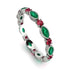 Marquise Emerald Eternity Band - Cecilia No. 51 image 1
