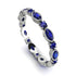 Marquise Sapphire Eternity Band - Cecilia No. 75 image 1