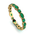 Marquise Emerald Eternity Band - Cecilia No. 19 image 1