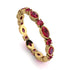 Marquise Ruby Eternity Band - Cecilia No. 55 image 1